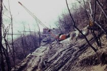 New beach road under construction